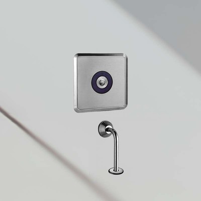 IU124D直流暗裝感應小便閥(頂進水）