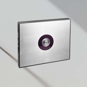 IF117D交流暗装感应大便阀(灰色面板带按钮灯)