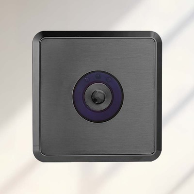 IU124BAC配背进水水箱式小便斗暗装交流感应小便阀(枪灰带按键)