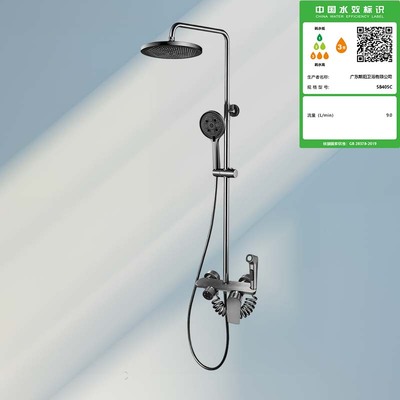 5B405C冷热四功能淋浴龙头(灰）