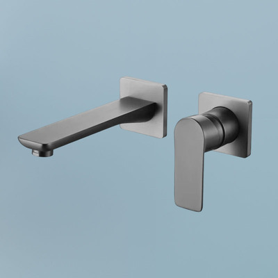 7L201C入墙面盆龙头（灰）