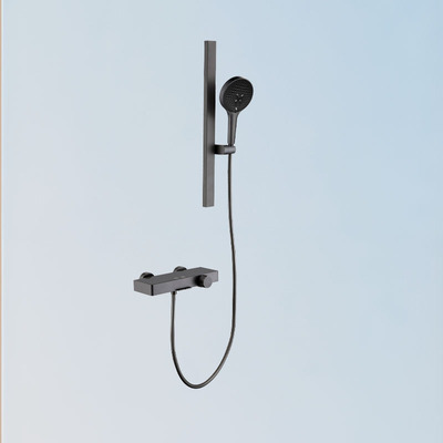 7J203C简易分体式淋浴套装(灰)